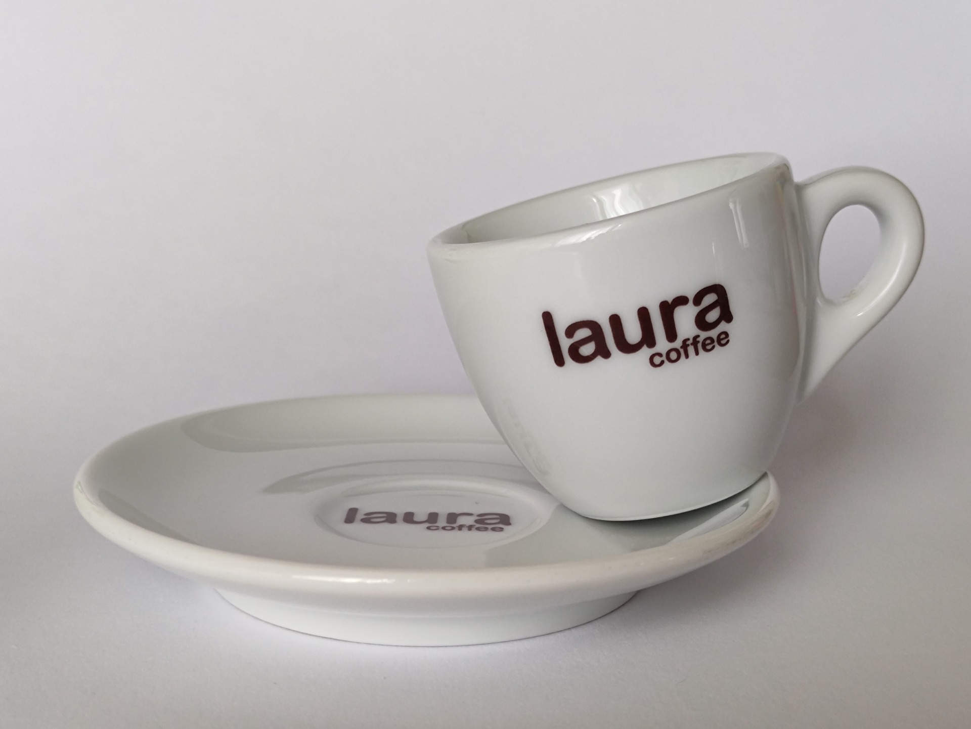 Šálek s podšálkem Laura coffee