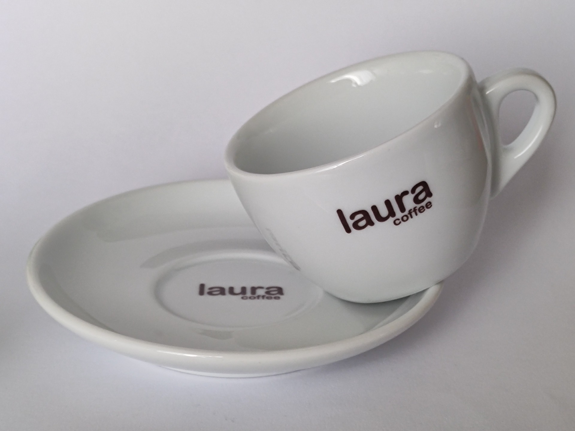 Šálek s podšálkem Laura coffee