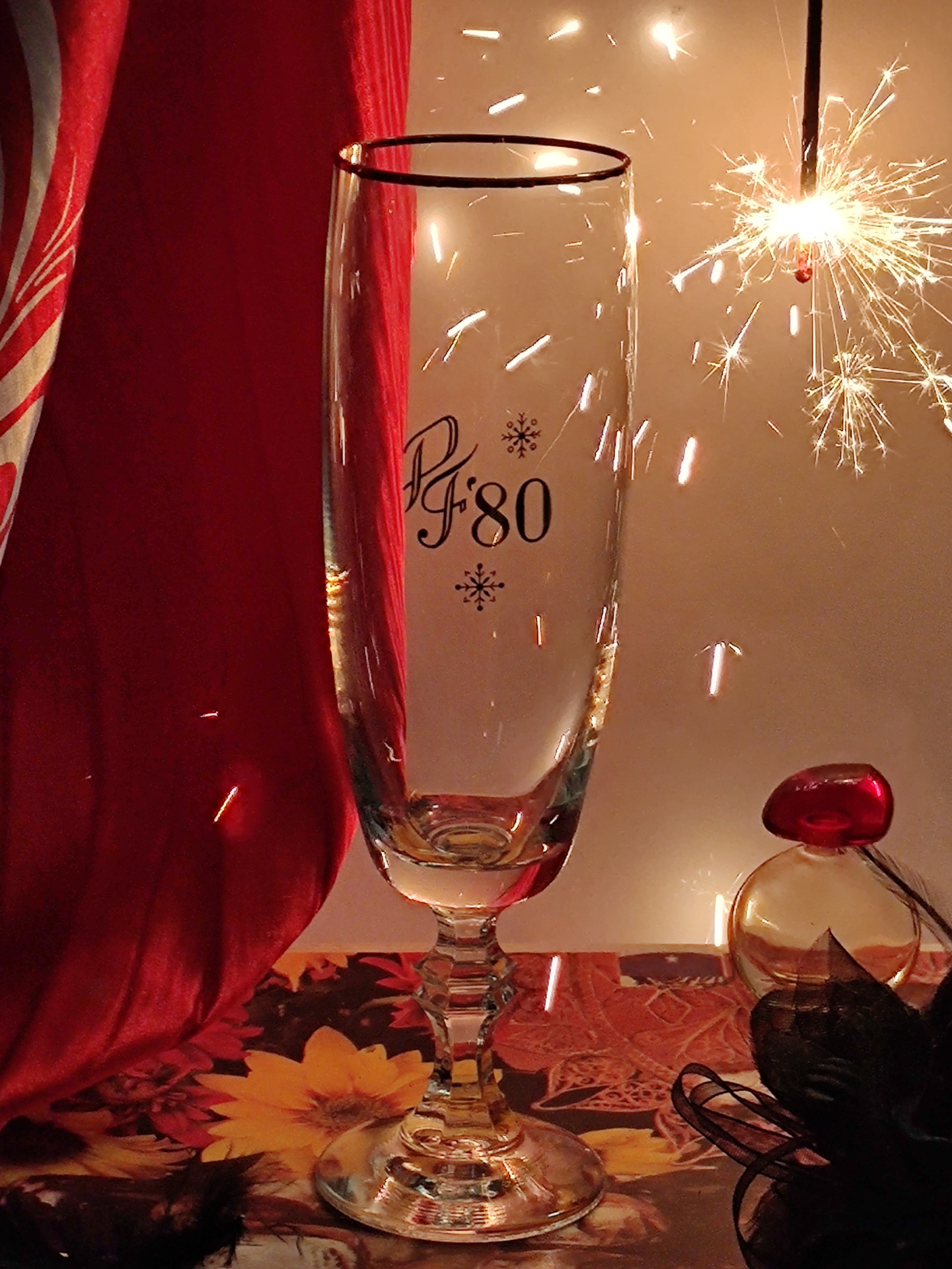 Retro sklenice PF 1980