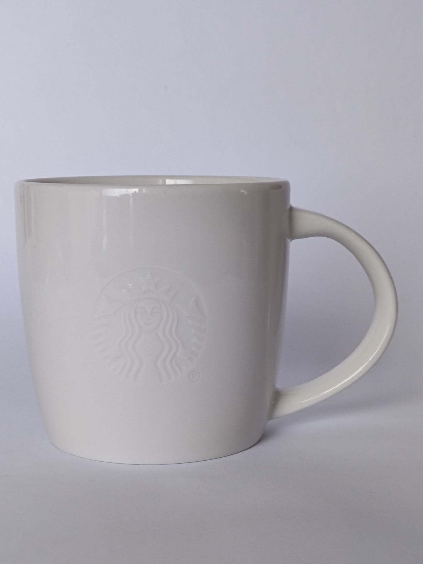 Čistě bílý hrnek Starbucks Grande - 473 ml