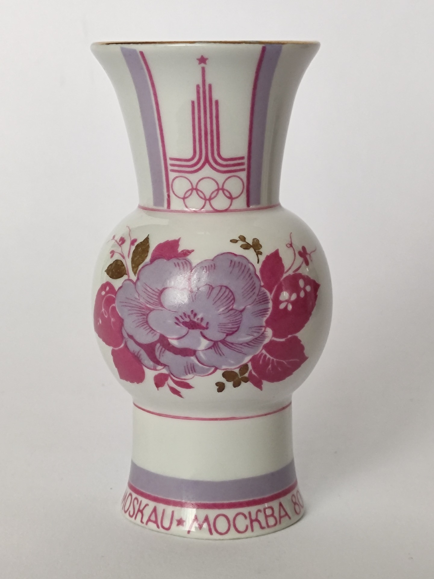 Vázička Olympiáda Moskva 1980